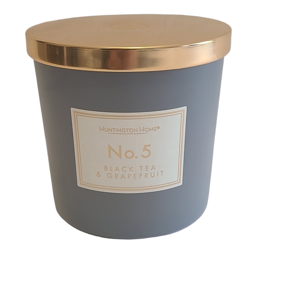 Huntington Home Other - CANDLE 2 WICK!! Black Tea & Grapefruit Scented No. 5 Huntington Home